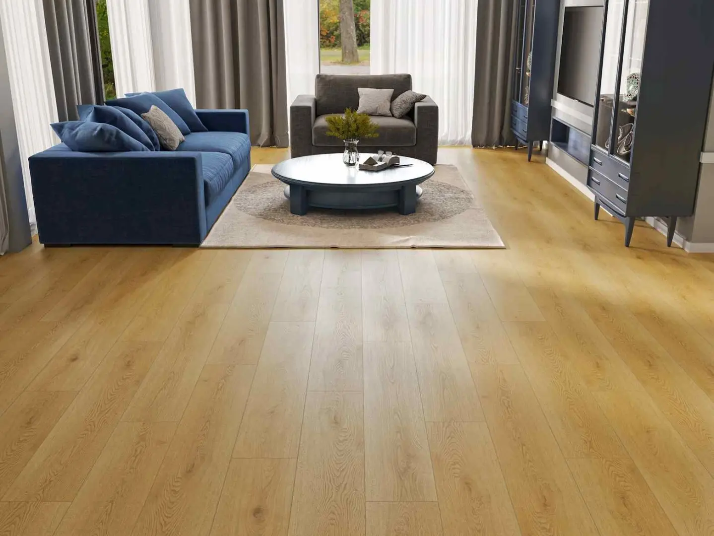 Кварцвиниловый SPC ламинат Alpine Floor Eclipse Super Matt Элиас ECO 21-23 1220×228×4 фото в интерьере